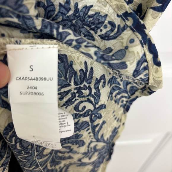 Cupshe NWT Mini V-Neck Sleeveless Paisley Smocked Waist Summer Dress - Picture 9 of 11